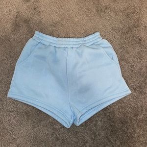 SHEIN blue sweat shorts COMFY